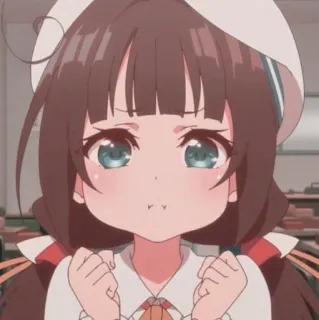 🦋 301de7c1 Аниме, Девочка, Милый, Мультфильм, Манга, Анимированный telegram sticker