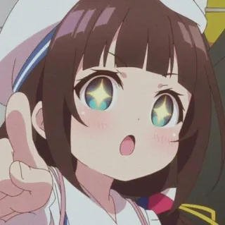 🦋 694632a2 Аниме, Девушка, Мило, Блеск, Мультфильм, Медсестра telegram sticker