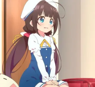 🦋 872c8f68 Аниме, Девушка, Милый, Манга telegram sticker