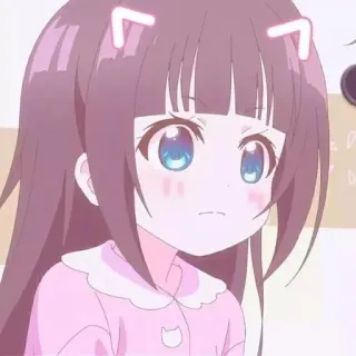 🦋 d5151d0e Аниме, Девушка, Каваий, Милый, Манга telegram sticker