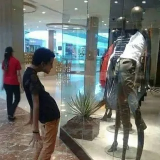 🏵 b8a8dde0 shopping, fachada, manequim, reflexo, vitrinismo, interior, compras telegram sticker