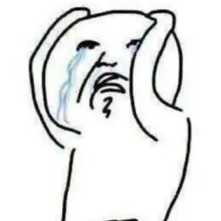 🏺 bc28ed00 chorando, triste, chateado, meme, emocional, estresse, ansiedade telegram sticker