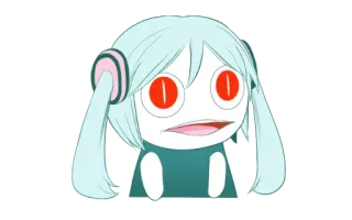 😦 9a573c5c anime, cartoon, character, expression, illustration telegram sticker