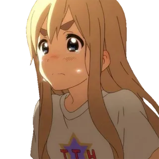 😢 55e14f67 TTH garota anime, chorando, triste, lágrimas telegram sticker