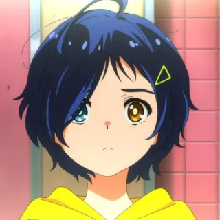 🫐 5685c998 Ai Ohto Wonder Egg Priority anime, girl, character, short hair, cute, portrait telegram sticker