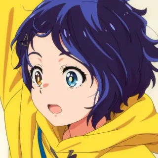 🫐 de6c1fb1 Ai Ohto Wonder Egg Priority anime, character, illustration, girl, art, cute telegram sticker