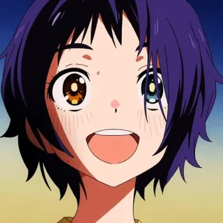🤩 88bbd5c6 anime, girl, smile, cute, cheerful telegram sticker
