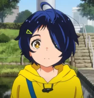 🙂 bbaa7c11 Ai Ohto Wonder Egg Priority anime, girl, character, ai ohto, wonder egg priority telegram sticker