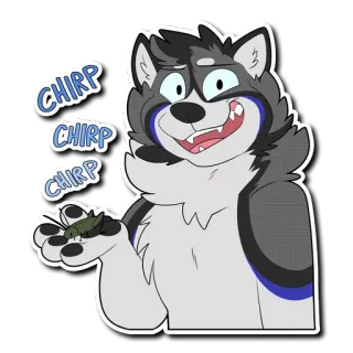 Timber - @woofpurrma whatsapp stickers