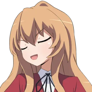 😆 abc3130c Taiga Aisaka Toradora! Anime, Gadis, Imut, Kawaii, Toradora, Taiga, Aisaka telegram sticker