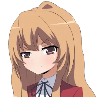 😏 c39f9c24 Taiga Aisaka Toradora! Anime, Karakter, Taiga, Toradora, Jepang telegram sticker