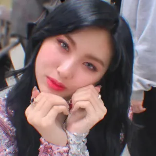 😋 7dc37198 Frau, Porträt, Schönheit, weiblich, Person telegram sticker