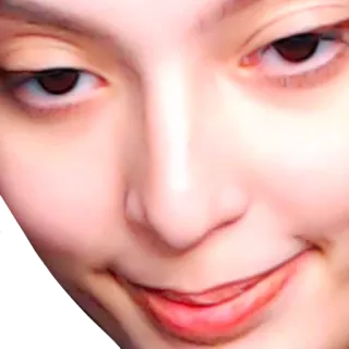 😐 49c89b07 얼굴, 미소, 표정, 인물사진, 밈, 사람 telegram sticker