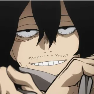 😏 36274c26 Shota Aizawa My Hero Academia 애니메이션, 나의 히어로 아카데미아, 아이자와 쇼타, 선생님, 이레이저 헤드 telegram sticker