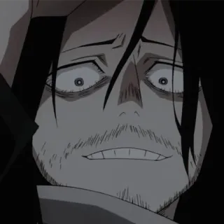 😈 639eb660 Shota Aizawa My Hero Academia 아이자와, 나의 히어로 아카데미아, 애니메이션, 선생님, 걱정, 피곤 telegram sticker