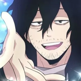 😁 78a255ab Shota Aizawa My Hero Academia 애니메이션, 나의 히어로 아카데미아, 아이자와 쇼타, 아이자와, 이레이저 헤드 telegram sticker