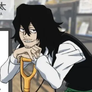 😏 ad7801df Shota Aizawa My Hero Academia 애니메이션, 나의 히어로 아카데미아, 아이자와 쇼타, 선생님 telegram sticker
