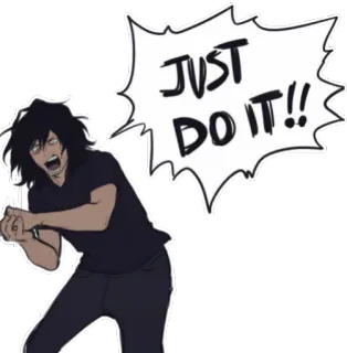 Aizawa Shota whatsapp stickers