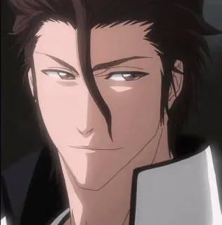 😄 92813485 Sosuke Aizen Bleach Anime, Manga, Bösewicht, Grinsen, Aizen telegram sticker