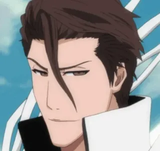 😁 aff96141 Sosuke Aizen Bleach Anime, Manga, Captain, Aizen, Sosuke telegram sticker