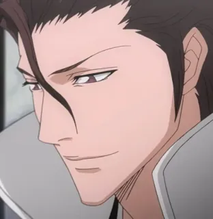 😌 c8f3b8e9 Sosuke Aizen Bleach Anime, Manga, Aizen, Sosuke Aizen, Bösewicht, Charakter telegram sticker