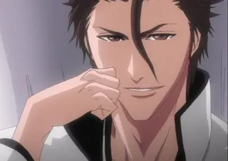😁 cf7270d7 Sosuke Aizen Bleach Anime, arrogant, selbstsicher, böse, Bösewicht telegram sticker
