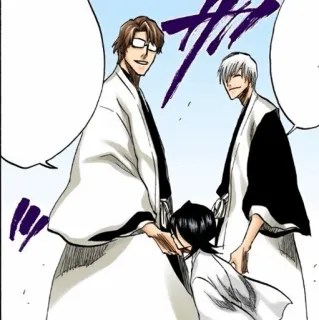 🧬 9356955b Aizen Bleach Anime, Manga, Charaktere, Aizen, Gin, Tōsen telegram sticker