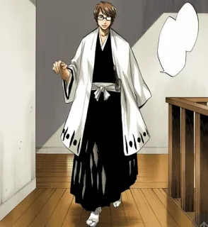 🧬 d32546fe Shunsui Kyoraku Bleach Anime, Manga, Captain, Seelenjäger, Brille telegram sticker
