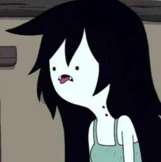 🖤 08681cab Marceline Adventure Time cartoon, marceline, vampire, adventure time telegram sticker