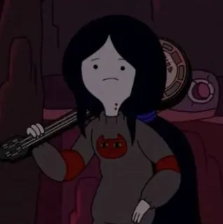 🖤 6bbbb291 Marceline Adventure Time cartoon, vampire, adventure time, marceline telegram sticker