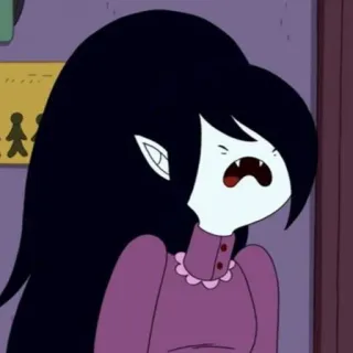 🖤 eb41ca90 Marceline Adventure Time cartoon, vampire, Marceline, Adventure Time telegram sticker