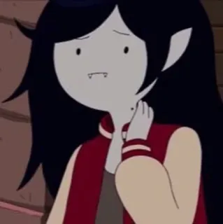 🖤 f8193b13 Marceline Adventure Time cartoon, vampire, Marceline, Adventure Time, character, animated telegram sticker
