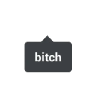 😏 db8dd801 bitch 俚语, 冒犯, 侮辱 telegram sticker