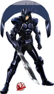 👤 53a870df Anime, Armure, Épée, Sang, Guerrier, Combattant whatsapp sticker