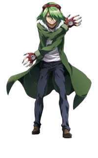 🌟 c75d89ca Anime, Manga, Cheveux verts, Fantasy, Action whatsapp sticker