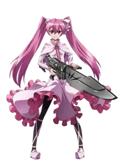 🎀 d13527b9 Mine Akame ga Kill! Anime, Fille, Sniper, Cheveux roses, Arme, Fusil whatsapp sticker