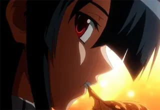 🍗 b212f06c アニメ, 食べる, 女の子, 日本 telegram sticker