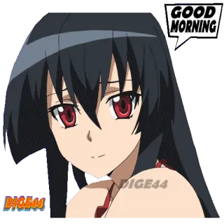 🛏 0f8b2b99 GOOD MORNING аниме, доброе утро, мультфильм, приветствие telegram sticker