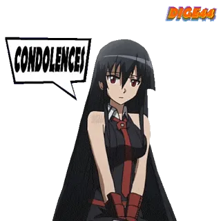 @STIKERFORALL 🏴󠁧󠁢󠁥󠁮󠁧󠁿AKAME — AKAME GA KILL telegram stickers