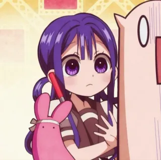 🍇 9c7bc5d9 anime, cartoon, girl, cute, manga telegram sticker