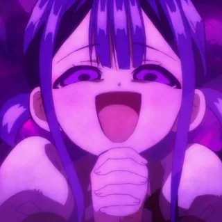 🎡 b4502da4 Aoi Akane Toilet-bound Hanako-kun anime, manga, cartoon, girl, Aoi Akane, Toilet-bound Hanako-kun, kawaii, cute telegram sticker