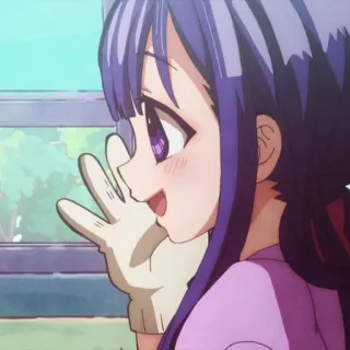 ✖ bccd8b82 anime, girl, cute, cartoon, happy telegram sticker