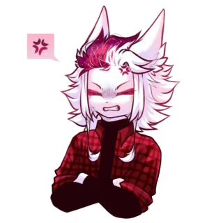 😡 806bf326 Anime, Wut, Charakter, genervt, wütend telegram sticker
