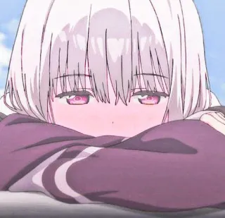 😞 7cf89f94 Anime, Garota, Fofa, Mangá, Ilustração telegram sticker