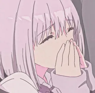 🥴 b075f9f6 Anime, Menina, Fofa, Kawaii, Mangá, Desenho animado telegram sticker