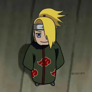 😐 cf151cfd Deidara Naruto Anime, Deidara, Naruto, Ninja, Akatsuki whatsapp sticker