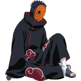 🥵 e2f434de Tobi Naruto อนิเมะ, มังงะ, นินจา, หน้ากาก, ตัวร้าย whatsapp sticker