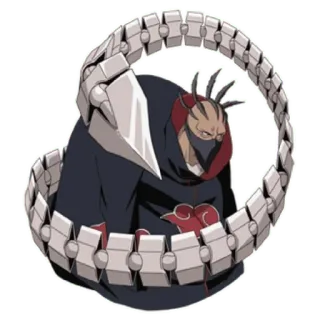 🥵 e9049fba Kakuzu Naruto อนิเมะ, นินจา, แสงอุษา, ตัวร้าย whatsapp sticker