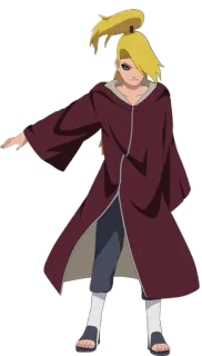 😟 20503014 Deidara Naruto 动漫, 火影忍者, 迪达拉, 晓 telegram sticker