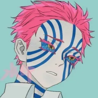 😒 cbeb20bf Akaza Demon Slayer Anime, Manga, Dämon, Akaza, Demon Slayer whatsapp sticker
